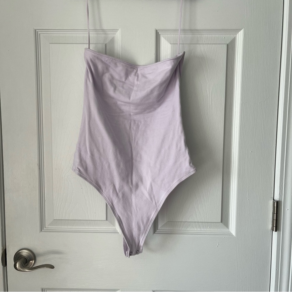 EUC Women's AE Twist-Back Tube Bodysuit in Purple size Large